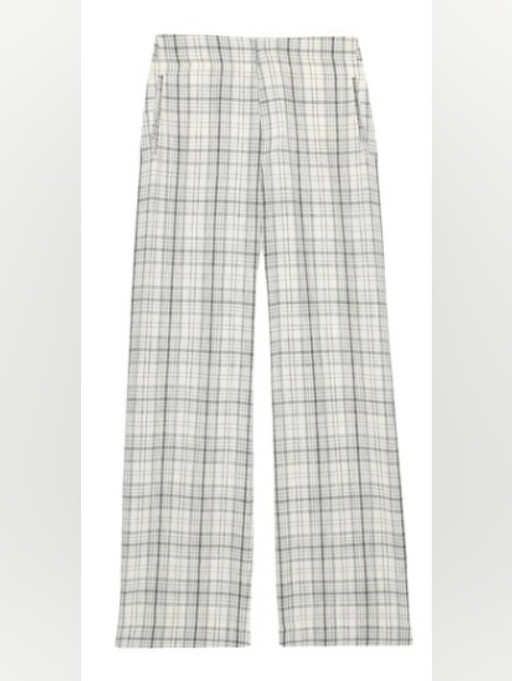 Billy Reid Gable Wide Leg Wool And Linen Blend Pants